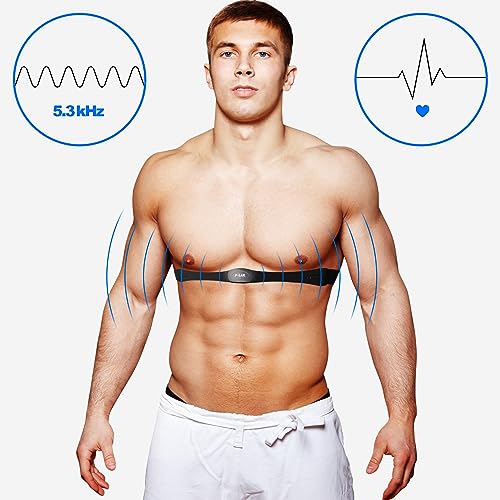 MAXXUS Polar Pulsgurt T34 Größe M - Funk-Brustgurt zur Messung der Herzfrequenz - für Laufbänder, Ergometer, Crosstrainer und Rudergeräte - wasserdicht Größe M - 3