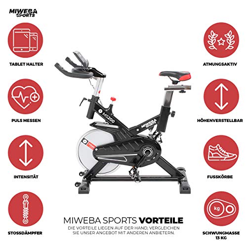 Miweba Sports Indoor Cycling MS200 Fitnessbike - 2