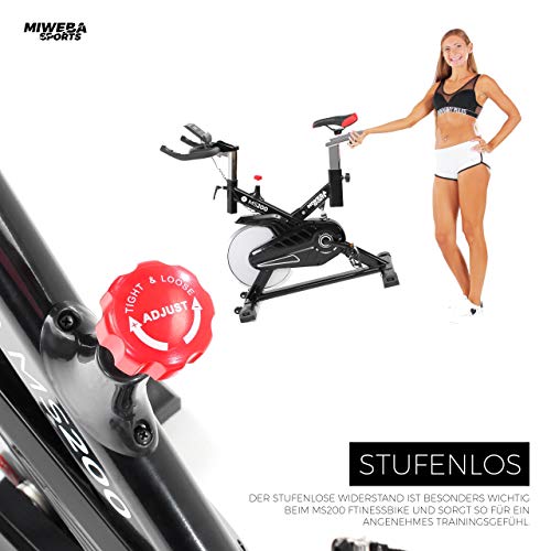 Miweba Sports Indoor Cycling MS200 Fitnessbike - 7