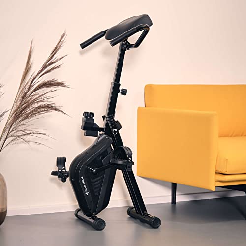 SportPlus Tischfahrrad für zuhause | Heimtrainer Fahrrad klappbar für höhenverstellbare Tische | perfekt für Homeoffice - 7