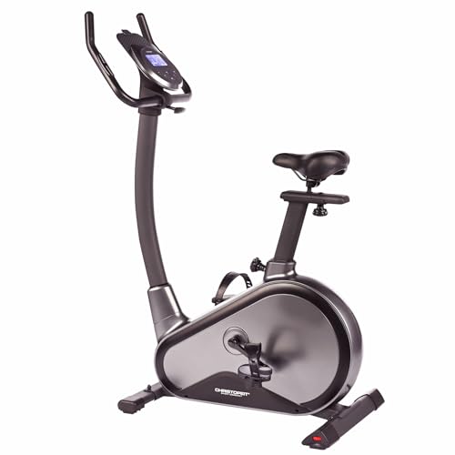 Christopeit Sport Ergometer EM 8000 - Induktionsbremssystem, 32-stufiger Widerstand, 21 Programme, Pulsmessung, LCD, Bluetooth - 2