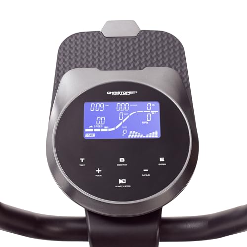 Christopeit Sport Ergometer EM 8000 - Induktionsbremssystem, 32-stufiger Widerstand, 21 Programme, Pulsmessung, LCD, Bluetooth - 3