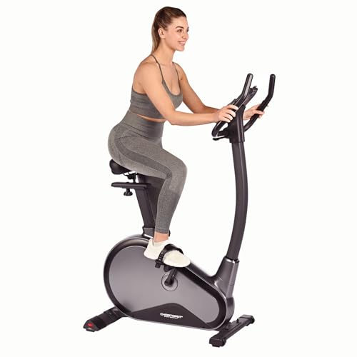 Christopeit Sport Ergometer EM 8000 - Induktionsbremssystem, 32-stufiger Widerstand, 21 Programme, Pulsmessung, LCD, Bluetooth - 6