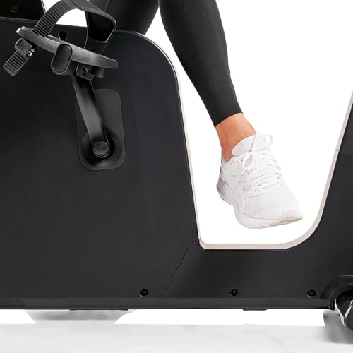 HAMMER Ergometer Presidio – leiser Heimtrainer für Zuhause mit tiefem Einstieg, App Kompatibel mit Kinomap & Zwift, 10 kg Schwungmasse, 16 Programme, Hometrainer Fahrrad bis 180 kg - 4