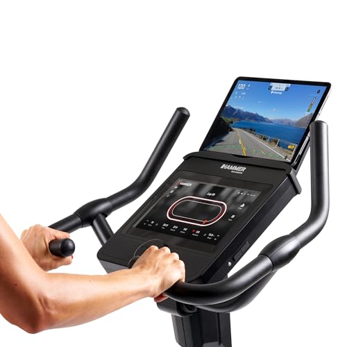 HAMMER Ergometer Spheris 4.0, 10 kg Schwungmasse, Tablethalterung, Bluetooth, kompatibel mit Kinomap und Zwift, bis 180 kg belastbar - 3