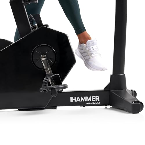 HAMMER Ergometer Spheris 4.0, 10 kg Schwungmasse, Tablethalterung, Bluetooth, kompatibel mit Kinomap und Zwift, bis 180 kg belastbar - 4