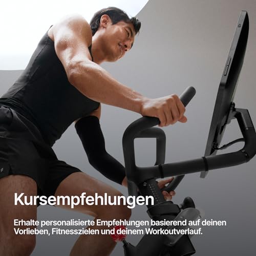 Peloton Cross Training Bike Fitnessgerät, Indoor-Spinning Bike für das Training zu Hause, Kompaktes Fitnessbike für Cardio und Krafttraining & Indoor-Cycling, Black - 9