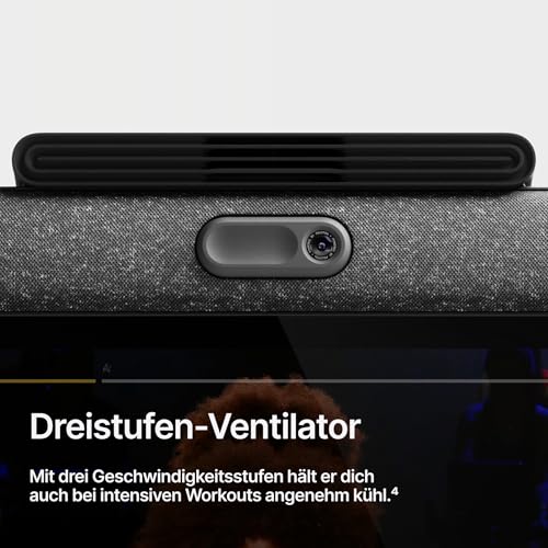 Peloton Cross Training Bike+ Fitnessgerät, Indoor Spining Bike+ für das Training zu Hause, Kompaktes Fitnessbike für Cardio und Krafttraining & Indoor-Cycling, Black - 11