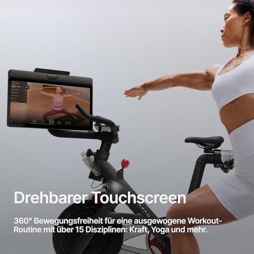 Peloton Cross Training Bike+ Fitnessgerät, Indoor Spining Bike+ für das Training zu Hause, Kompaktes Fitnessbike für Cardio und Krafttraining & Indoor-Cycling, Black - 3
