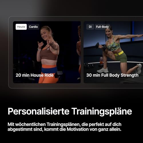 Peloton Cross Training Bike+ Fitnessgerät, Indoor Spining Bike+ für das Training zu Hause, Kompaktes Fitnessbike für Cardio und Krafttraining & Indoor-Cycling, Black - 7