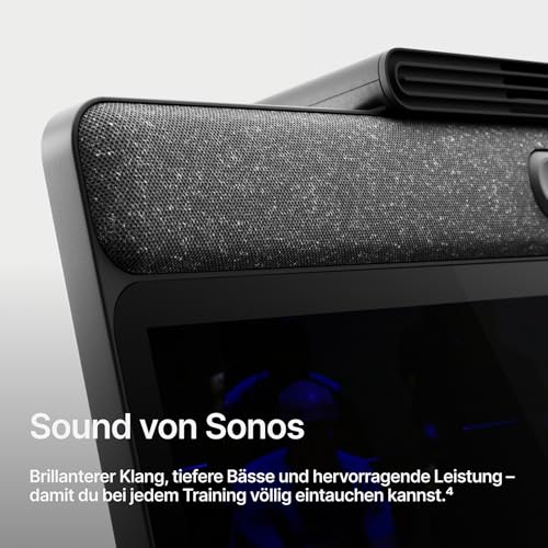 Peloton Cross Training Bike+ Fitnessgerät, Indoor Spining Bike+ für das Training zu Hause, Kompaktes Fitnessbike für Cardio und Krafttraining & Indoor-Cycling, Black - 10