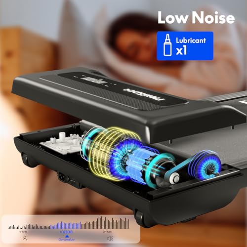 FlexiSpot Laufband Walking Pad für zuhause und Büro bis 120kg, Geräuscharme Laufbänder 1-6km/h, 4 in 1 Tragbares Laufband mit Fernbedienung und LED Display - 2