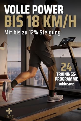 SportPlus Laufband für zuhause, Walking Pad klappbar bis 18km/h, Holzlaufband mit 12% Steigung, Massivholz Eiche, FSC®-Zertifiziert, leiser stromsparender Brushless Motor, TÜV-Zertifiziert, bis 150kg - 5