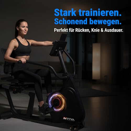 Liegeergometer Heimtrainer AsVIVA R7 mit APP-Bluetooth - 13