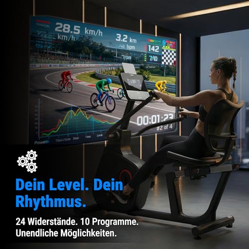 Liegeergometer Heimtrainer AsVIVA R7 mit APP-Bluetooth - 5