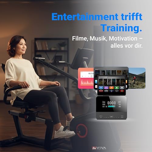 Liegeergometer Heimtrainer AsVIVA R7 mit APP-Bluetooth - 8