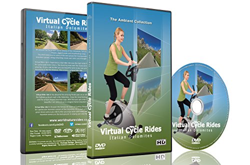 Virtuelle Fahrradstrecken - Italienische Dolomiten - für Indoor-Cycling