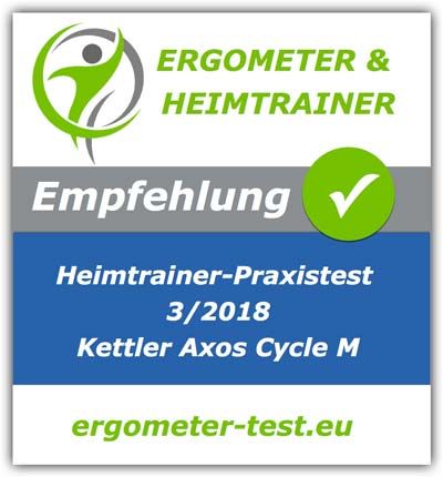 Kettler Heimtrainer Axos Cycle Test [2024]- Ergometer & Heimtrainer