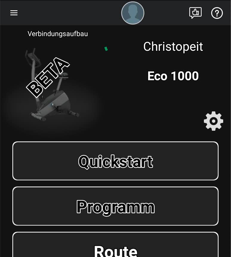 Christopeit ECO1000 mit MyHomeFit App
